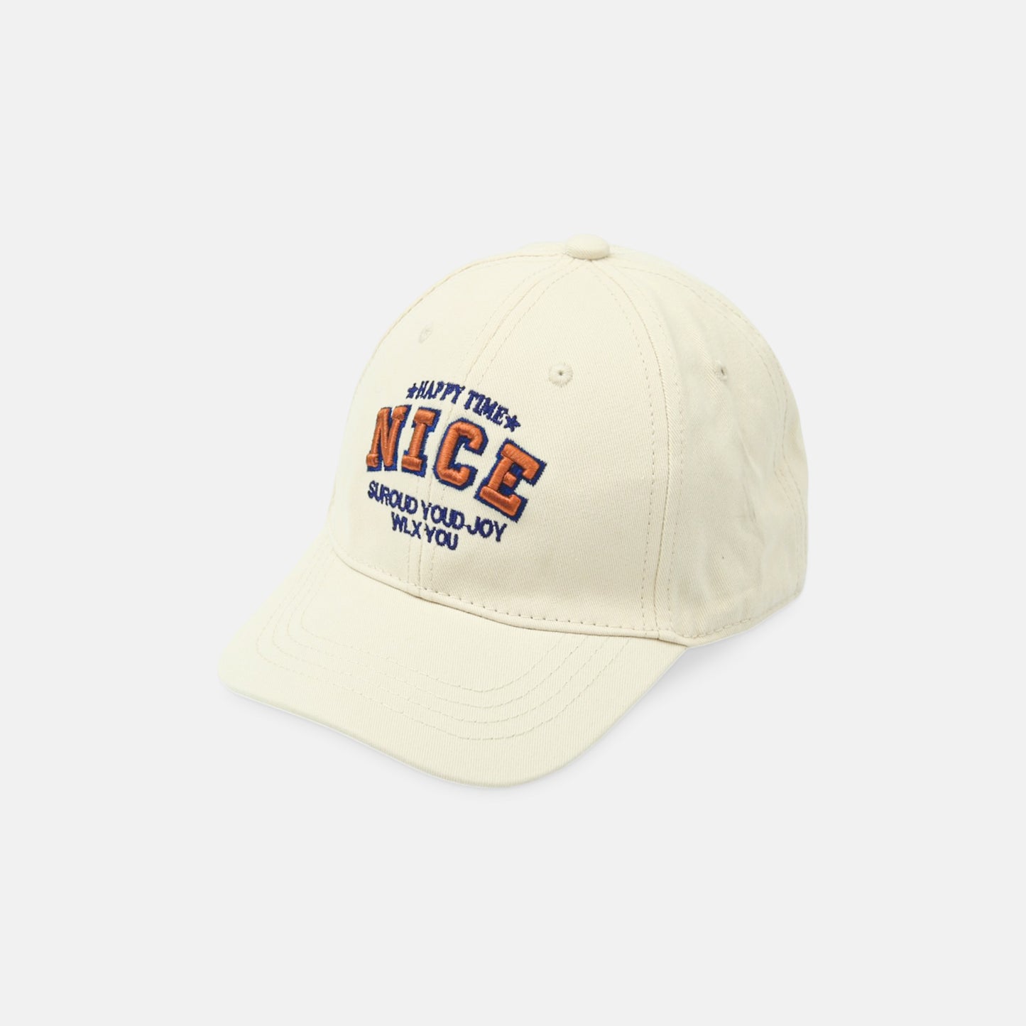 Beige "Nice" Graphic Cap 54 Cm