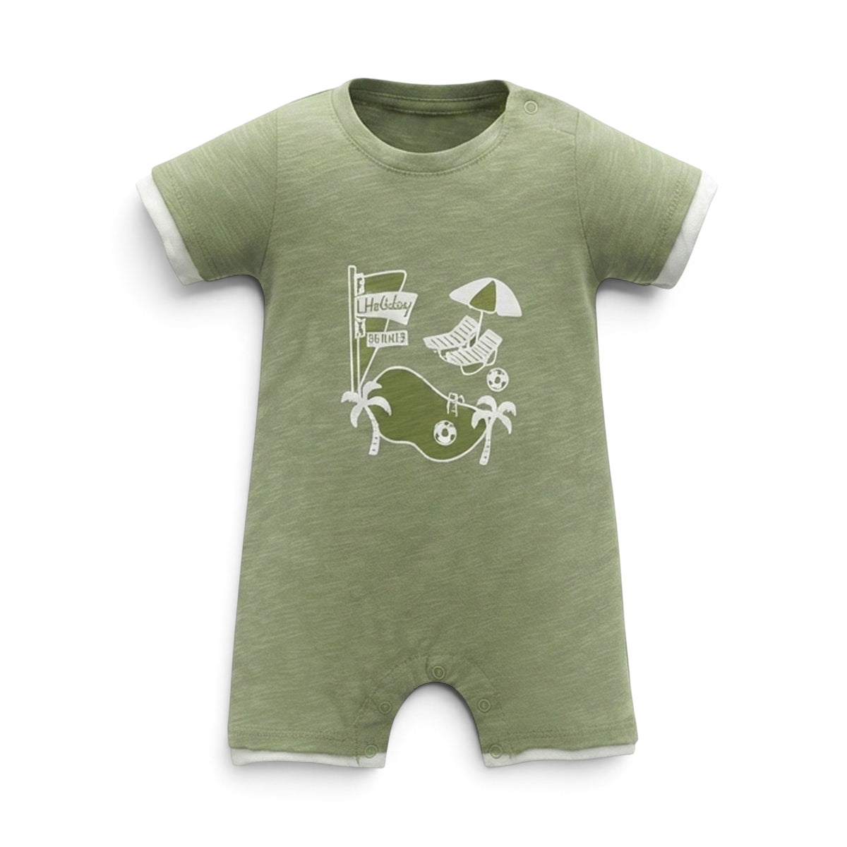 SAGE GREEN "SUMMER HOLIDAY" ROMPER