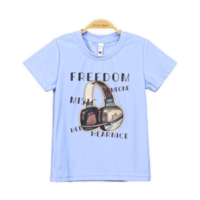 Cool Blue Crew Neck Tee