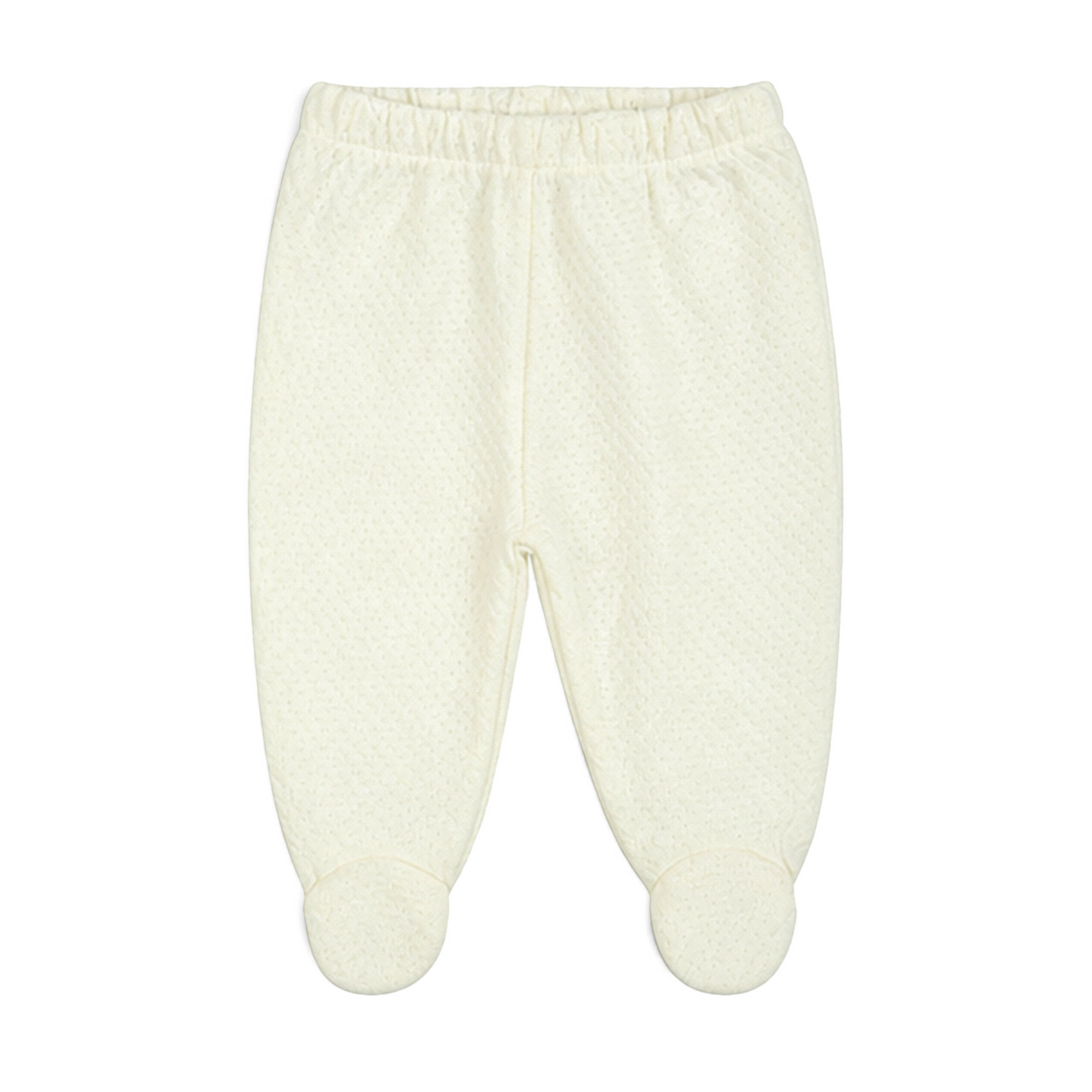 CREAM LACE-HEM "MB" EMBROIDERED BABY GIRL GIFT SET