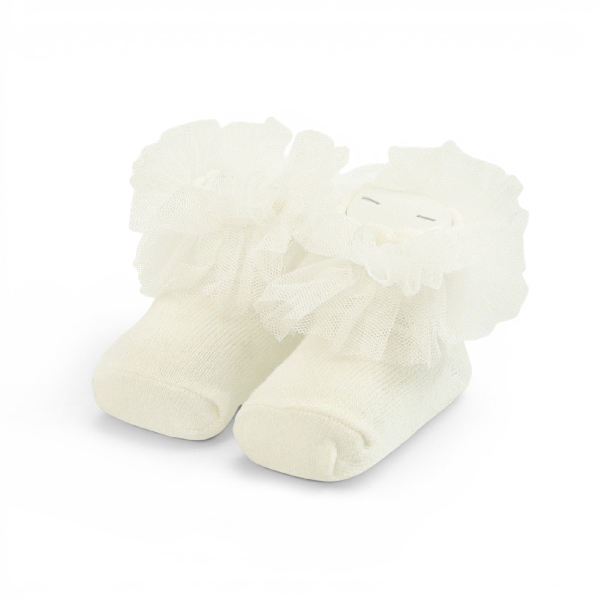 OFF WHITE COMFORT SOFT INFANT BOOTIES
