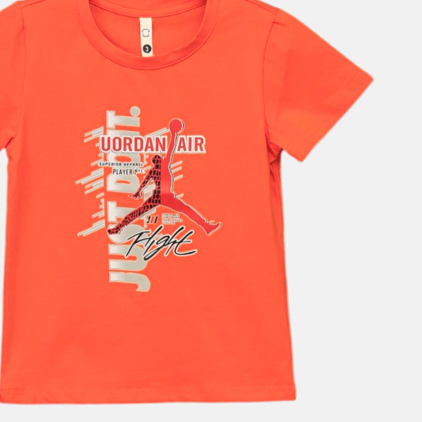 ORANGE GRAPHIC TEE