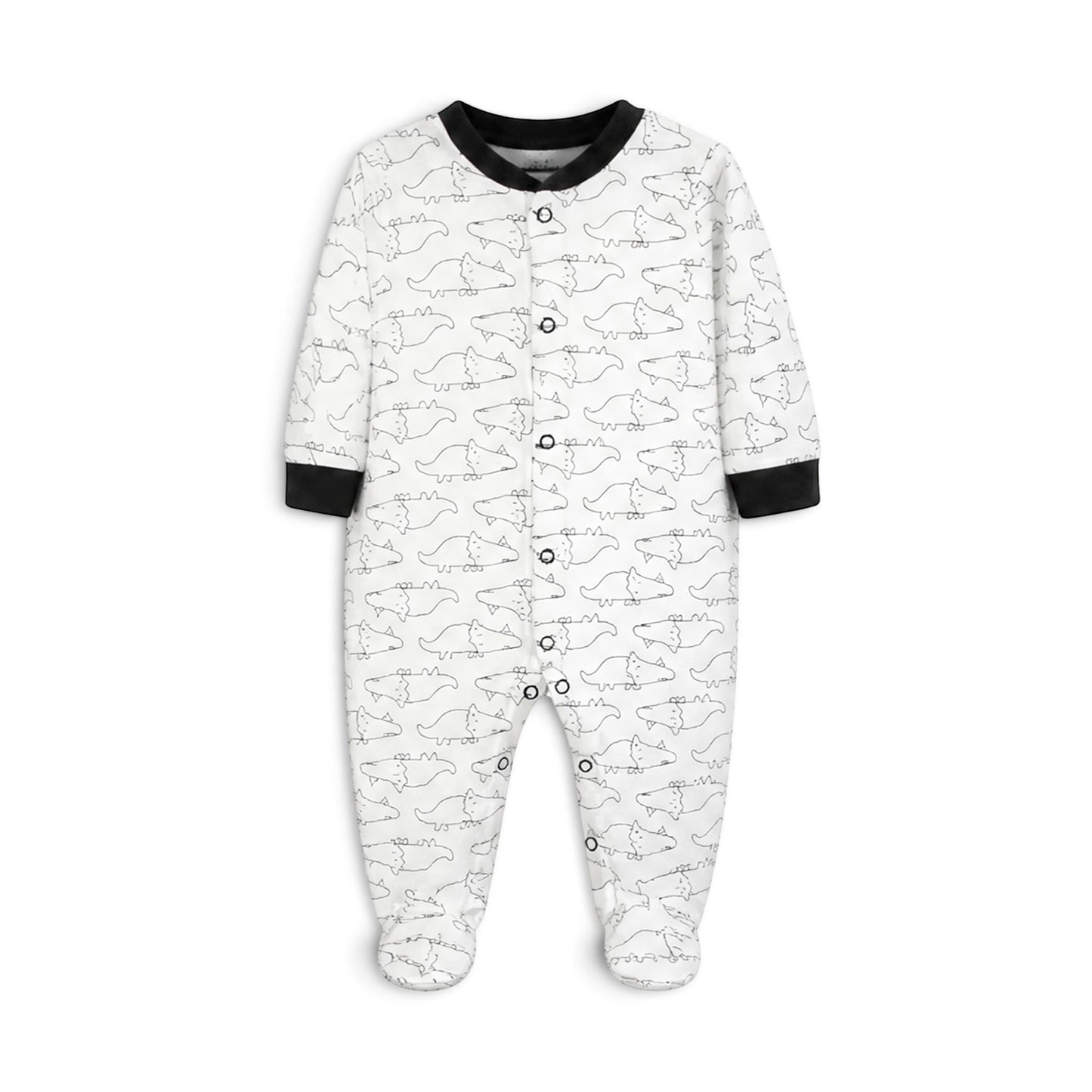 DINOSAUR SLEEP SUITS BOYS PK-3