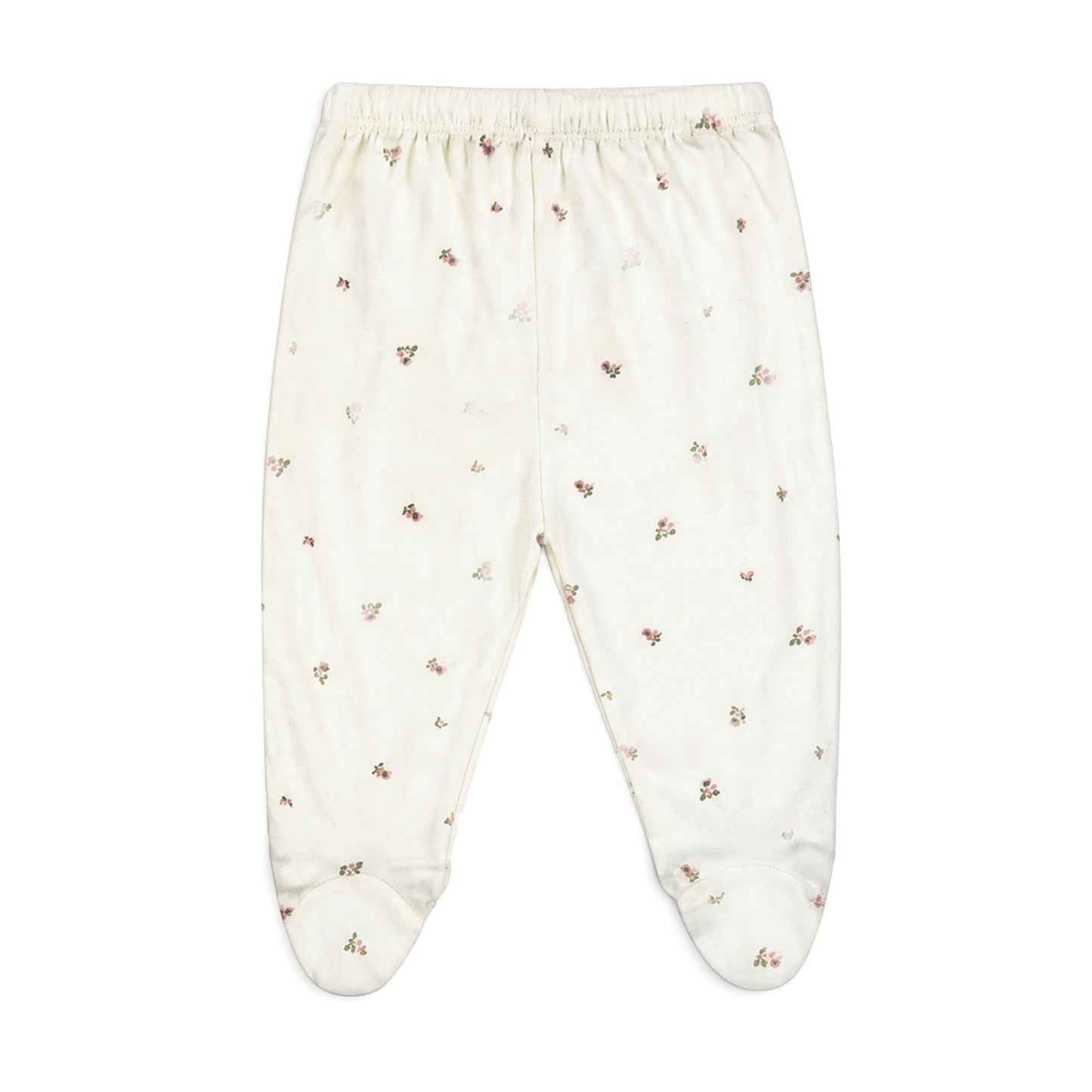 CREAM RUFFLED-ACCENT BABY GIRL GIFT SET