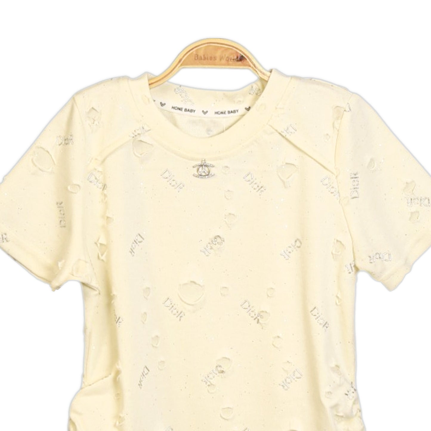 Dior Star Print Cream Tee
