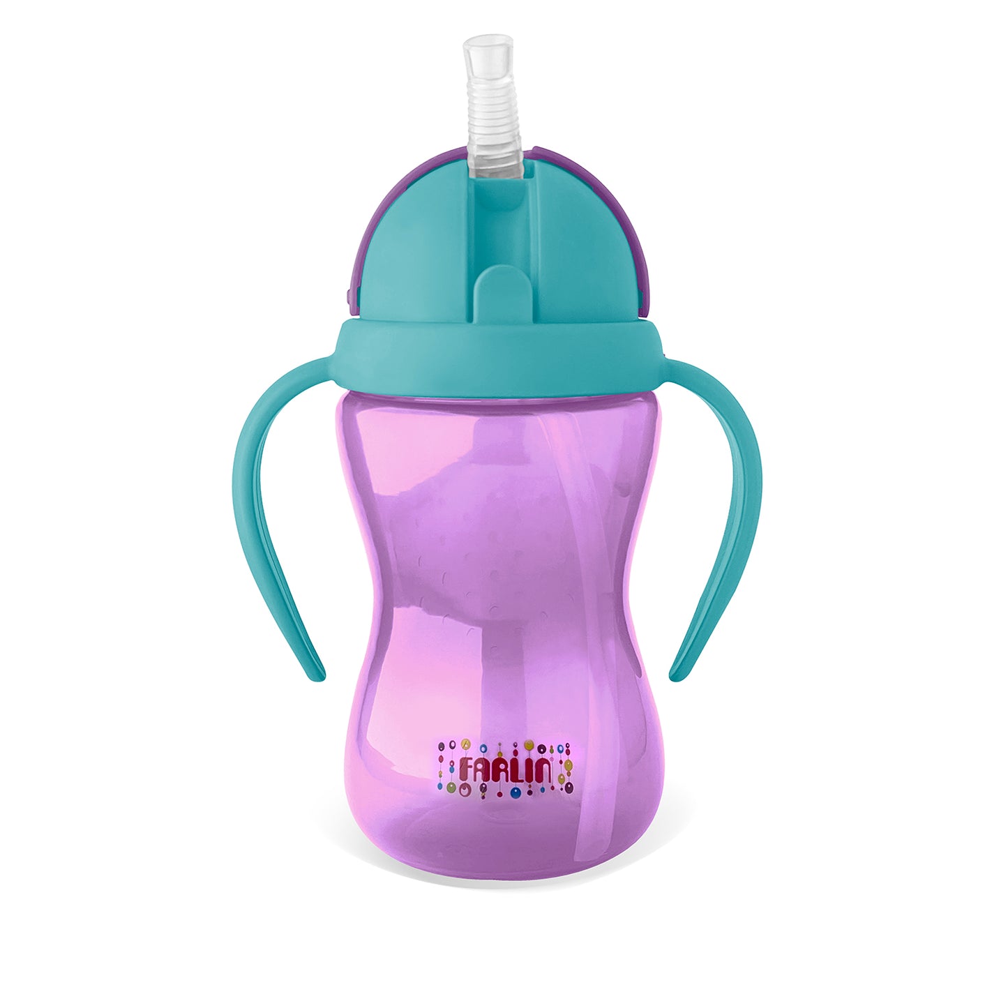 Farlin Sipper Cup With Handle Purple - 270ml