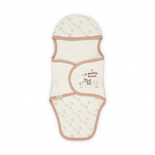 WHITE SWADDLE WRAPPING SHEET