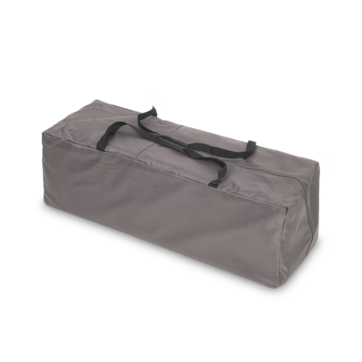 PLAY PEN GREY PORTABLE WITH WHEELS AND CARRYING BAG