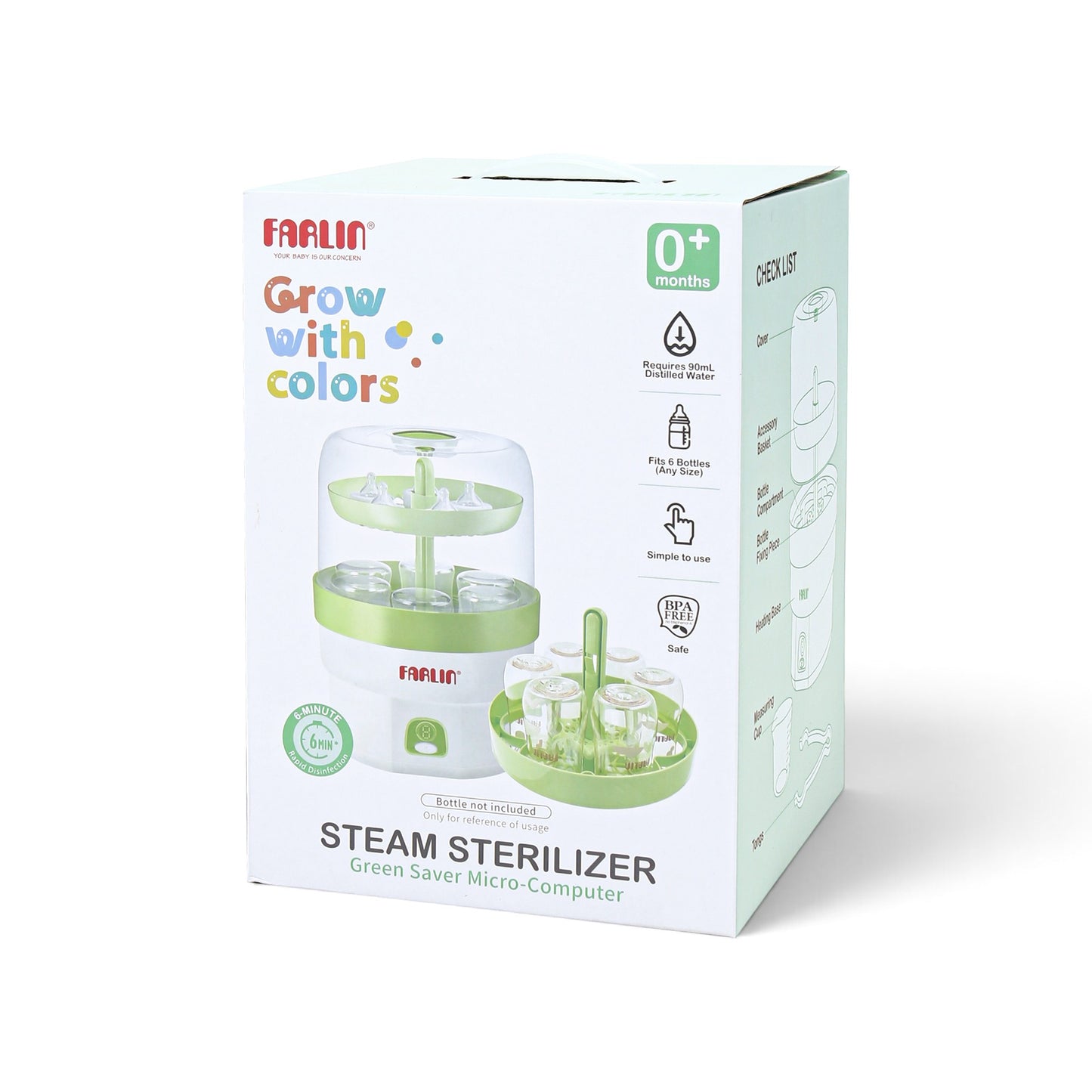 Farlin Steam Sterilizer – Green Saver Automatic