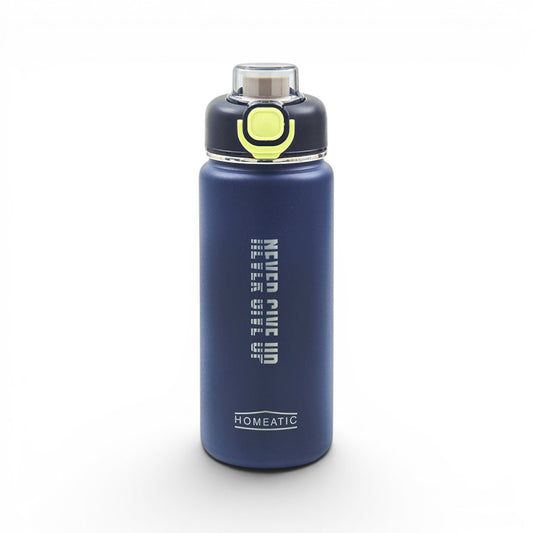 HOMEATIC STEEL WATER BOTTLE 750 ML BLUE