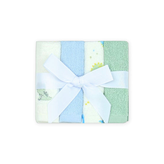 FACE TOWEL PK-4 BLUE SEA COTTON