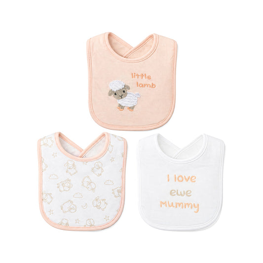 "LITTLE LAMB" BIBS PK-3