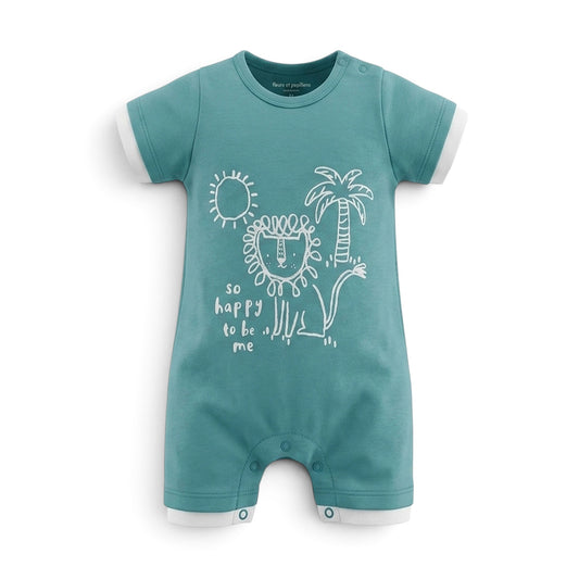 BABY BOY "HAPPY TO BE ME" ROMPER