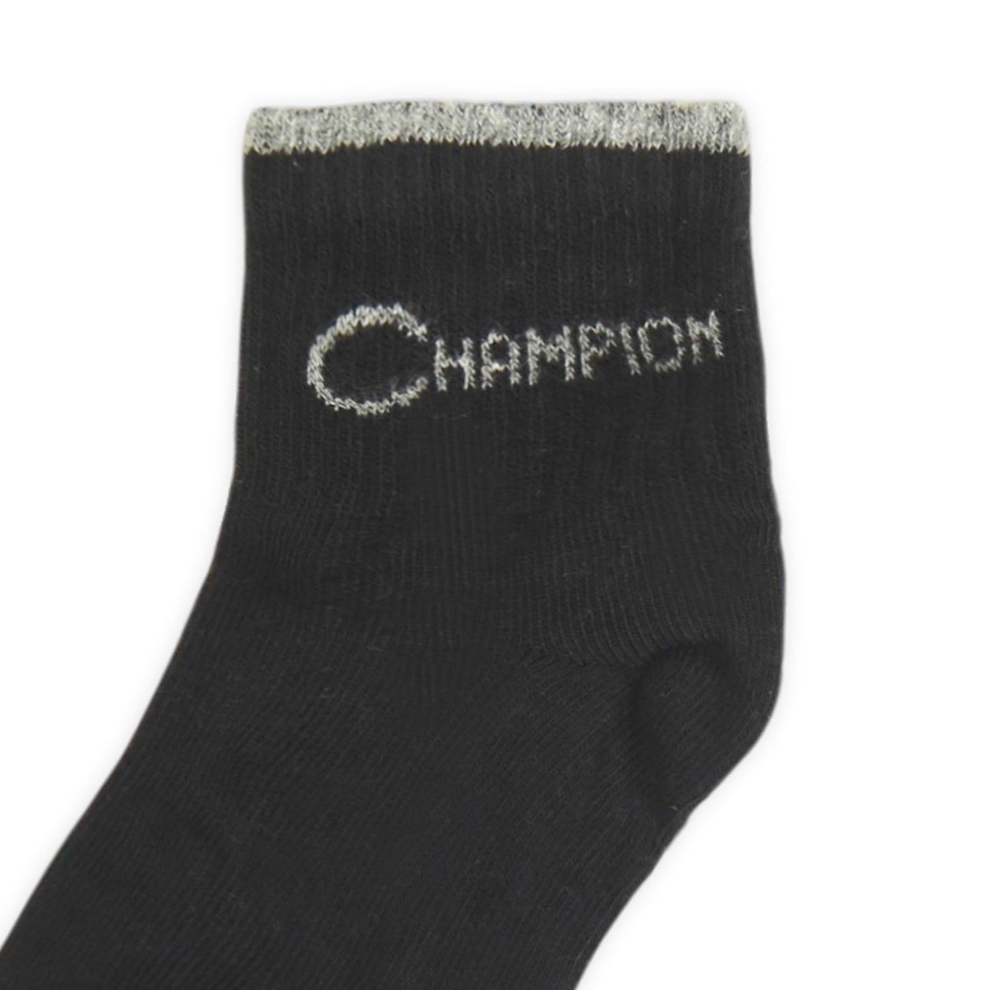 CHAMPIONS BLACK ANKLE BOY SOCKS