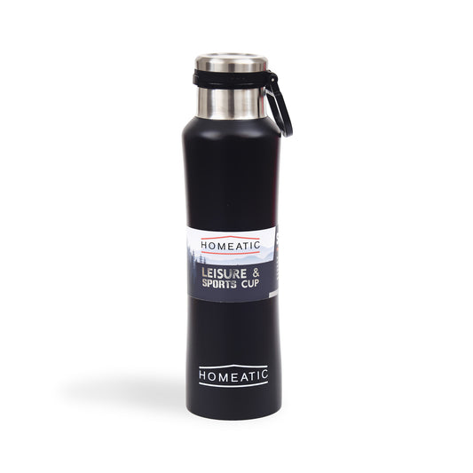 STEEL WATER BOTTLE 550 ML BLACK