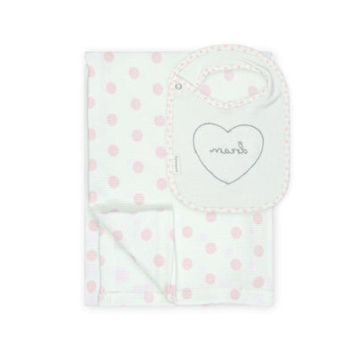 WRAPING SHEET PINK POLKA DOT