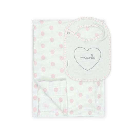 WRAPING SHEET PINK POLKA DOT