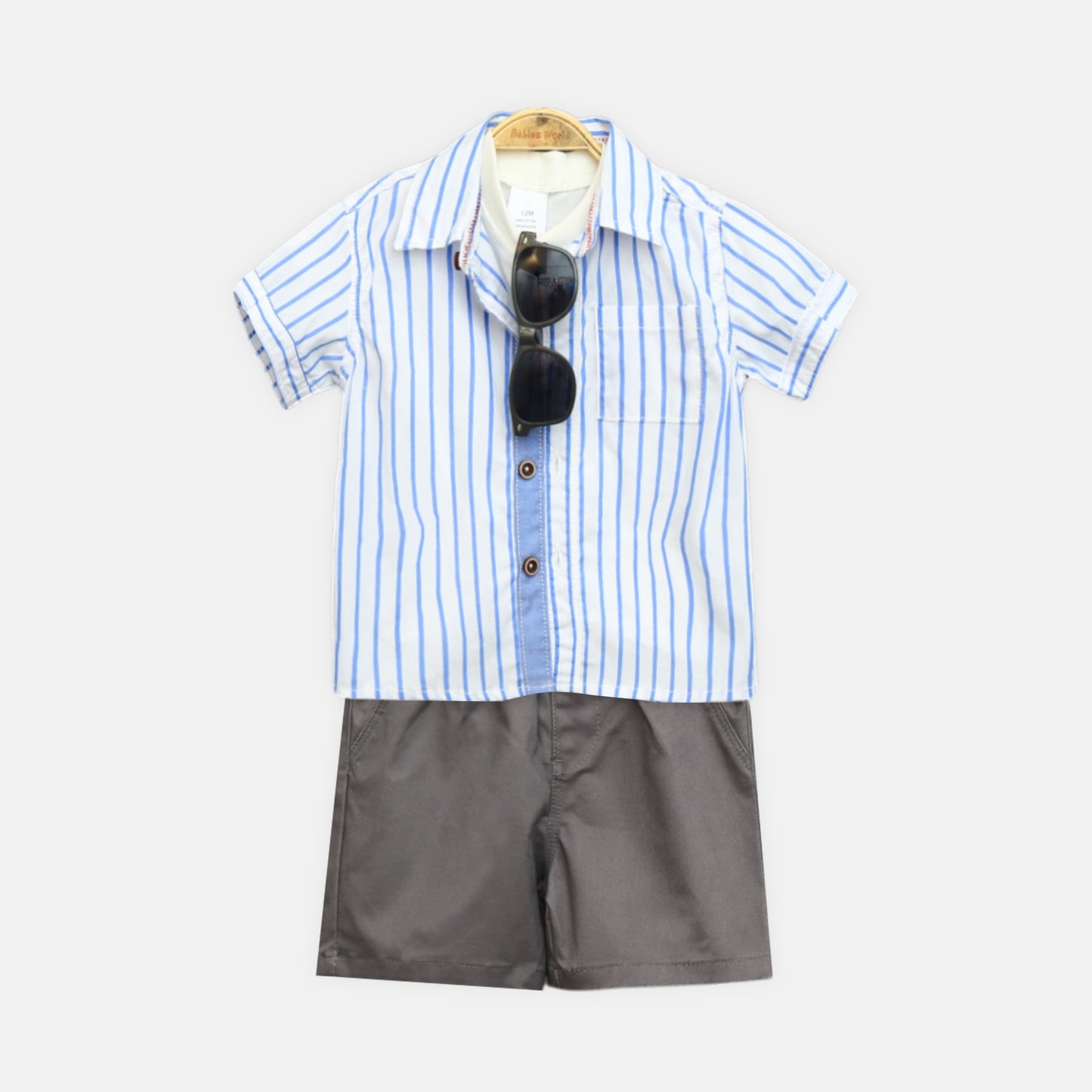 4-Piece Summer Bluey Vibes Suit Set