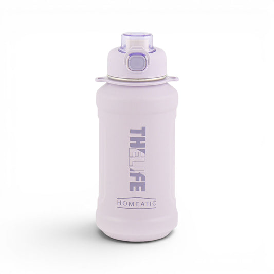 HOMEATIC STEEL WATER BOTTLE 1000 ML LILAC SPORTS