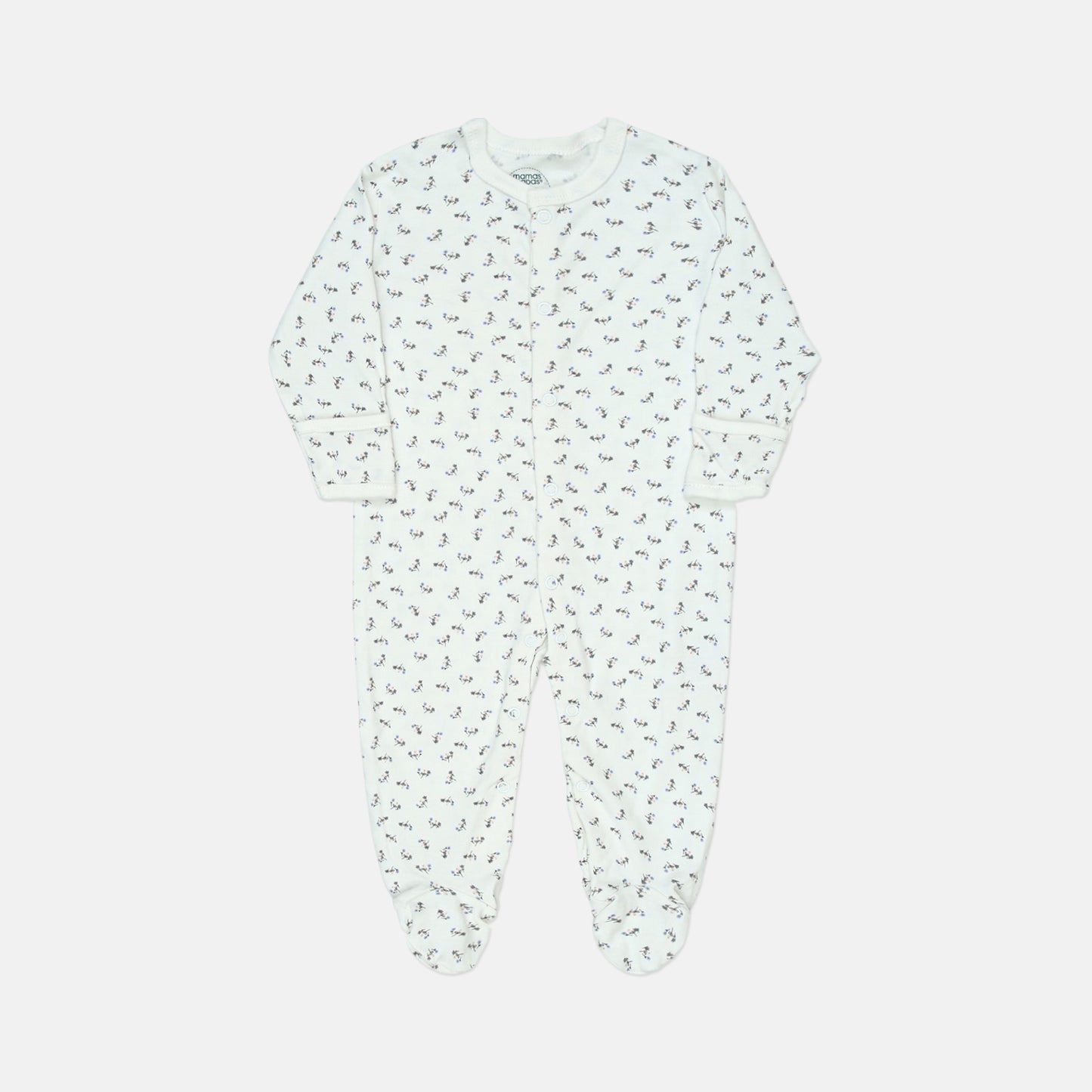 Pastel Garden Floral Sleepsuits Pk-3