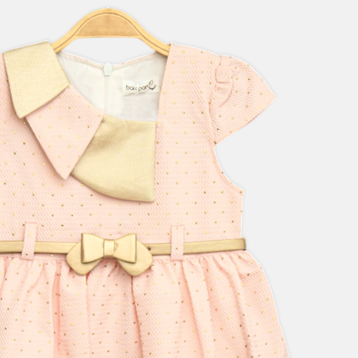 Peach Glimmer Frock