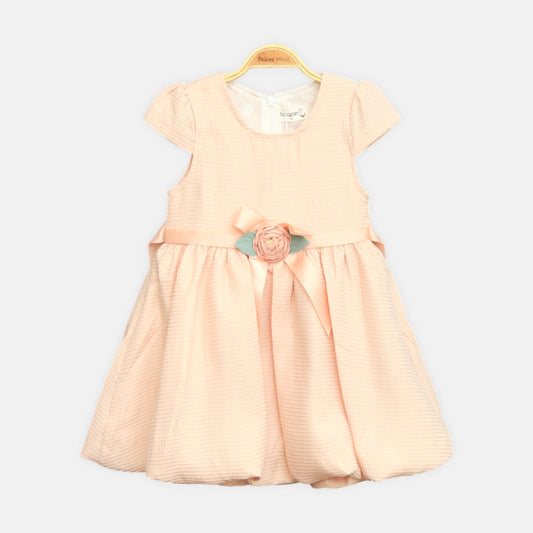 Peachy Blossom Frock