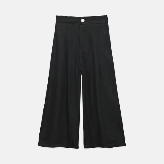 Black Wide-Leg Trousers