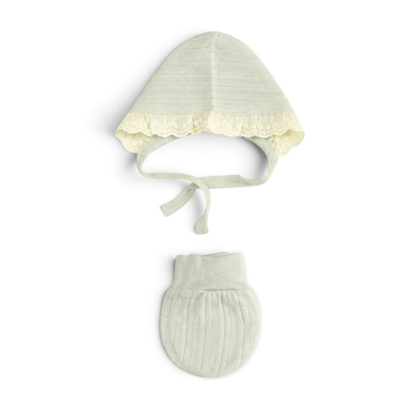 SAGE GREEN VEST STYLE BABY GIRL GIFT SET