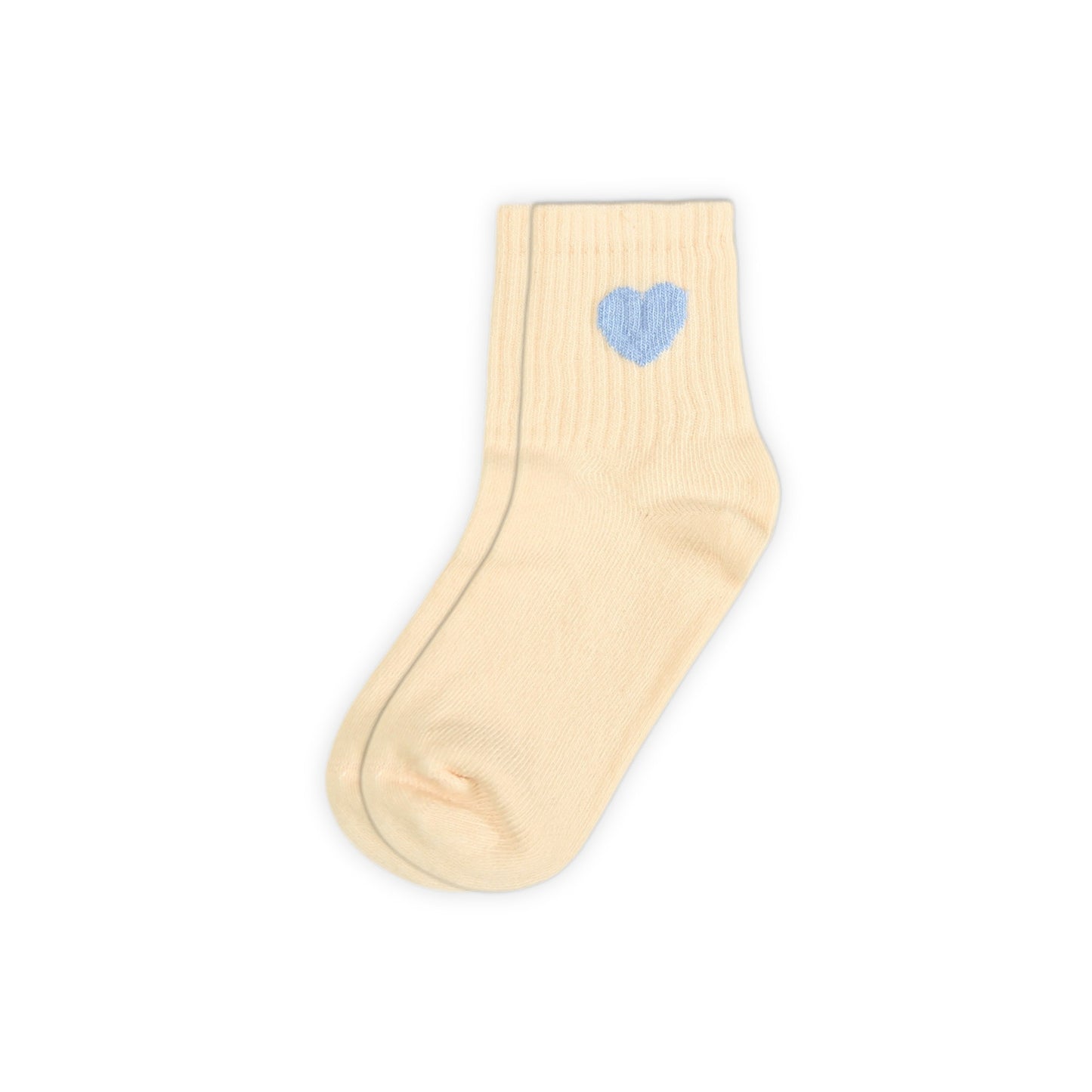 BLUE HEART PATTERNED GIRL SOCKS