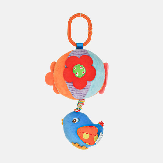 STUFF TOY MUSICAL BELL BIRD