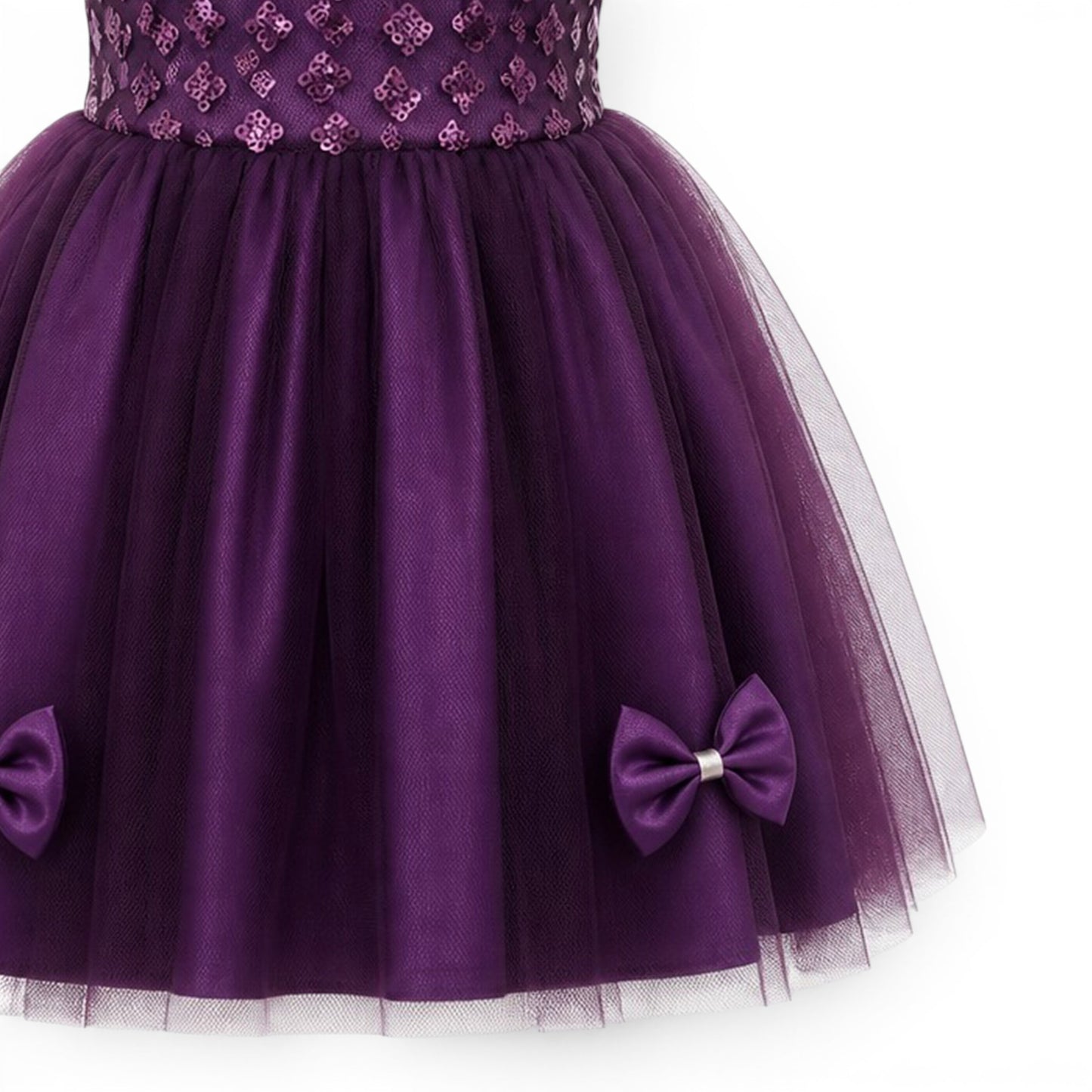 PURPLE BABY GIRL FANCY FROCK GIFT SET