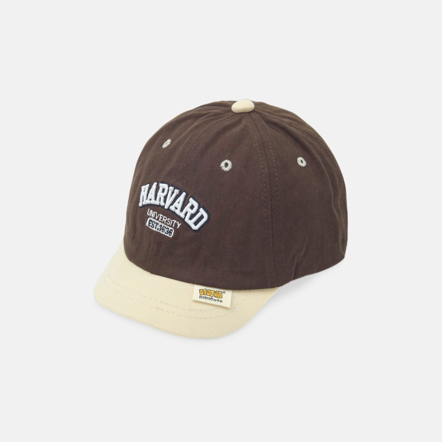 Khaki & Navy Harvard Style Cap 54 Cm
