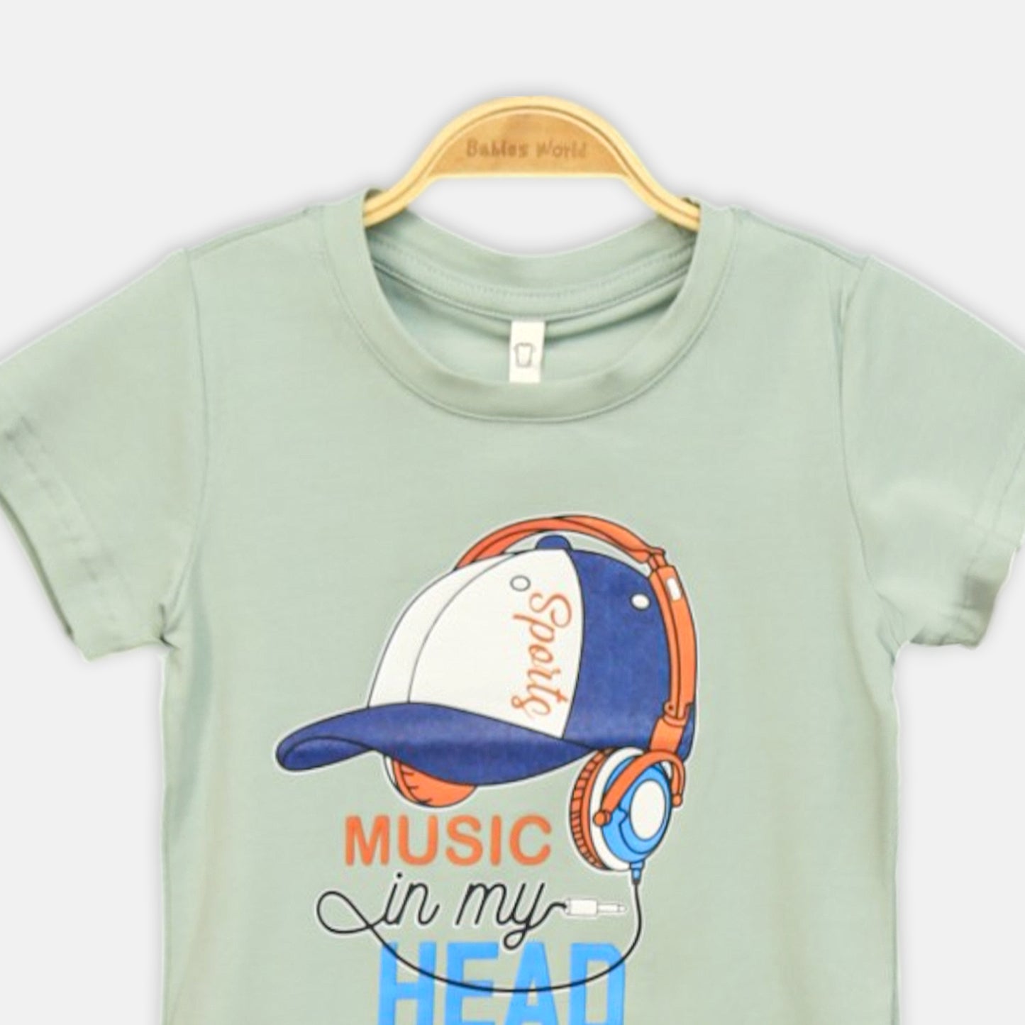 MINT MUSIC HEAD GRAPHIC TEE
