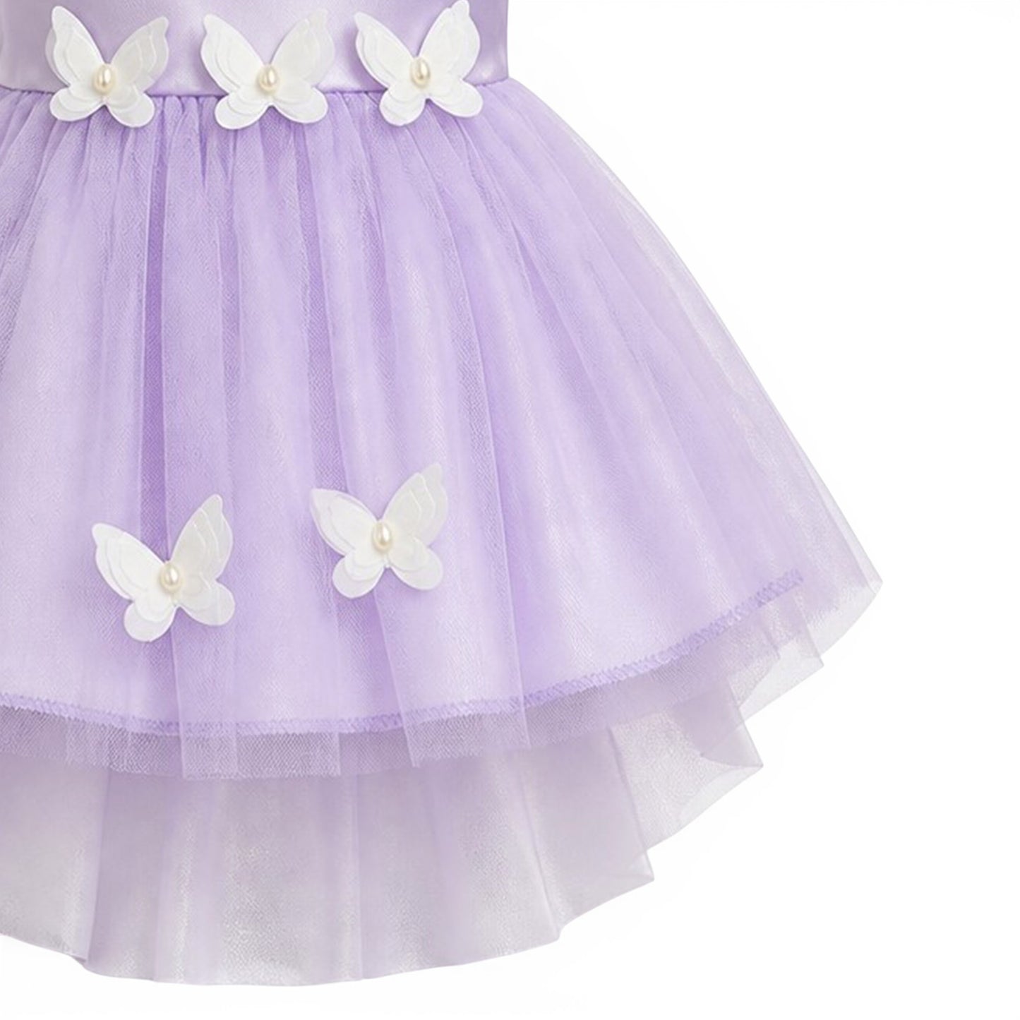 PURPLE BUTTERFLY BABY GIRL FANCY FROCK GIFT SET