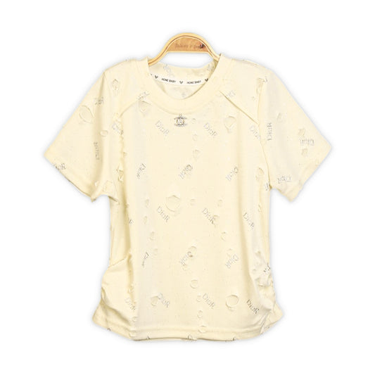 Dior Star Print Cream Tee
