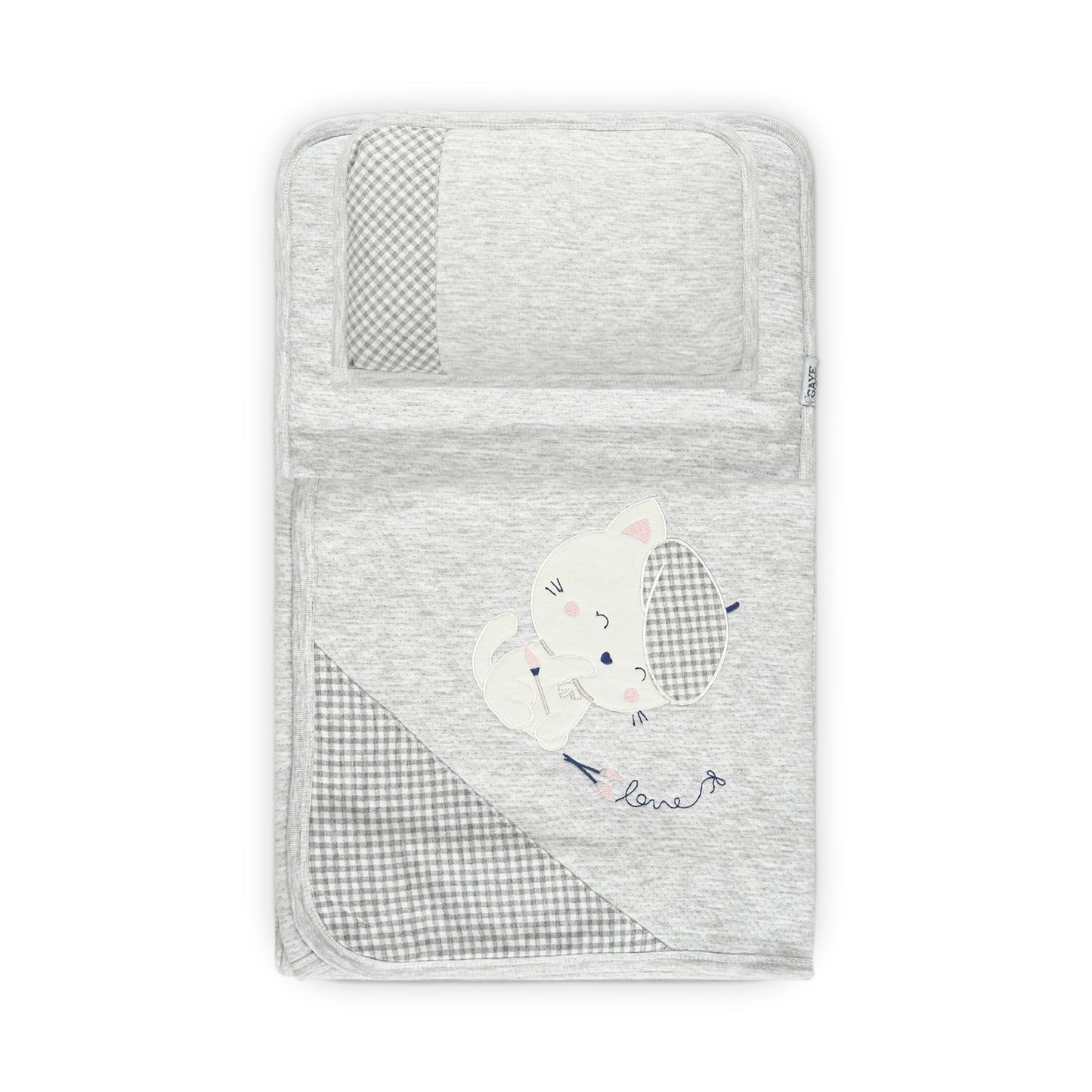 PREMIUM GREY KITTEN SLEEPING SET