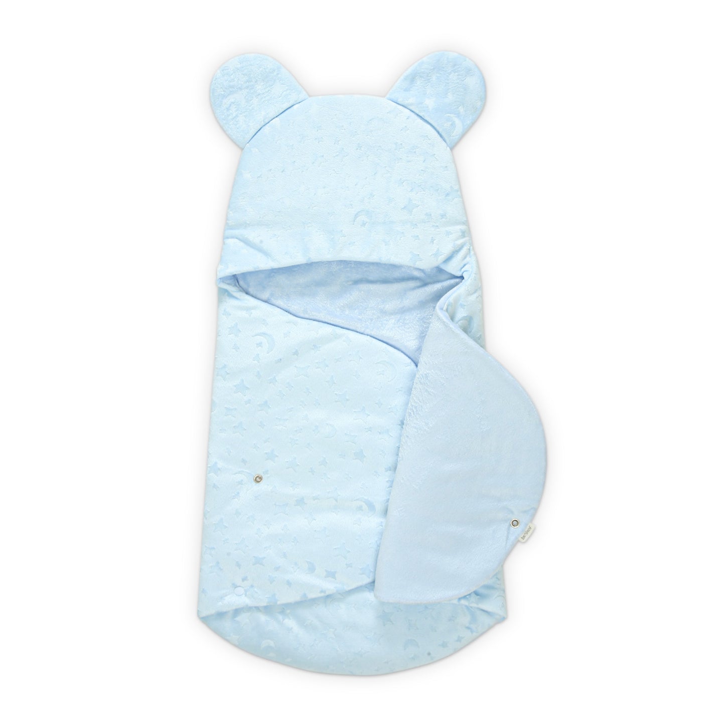 CLOUD BLUE PLUSH HOODED CARRY NEST
