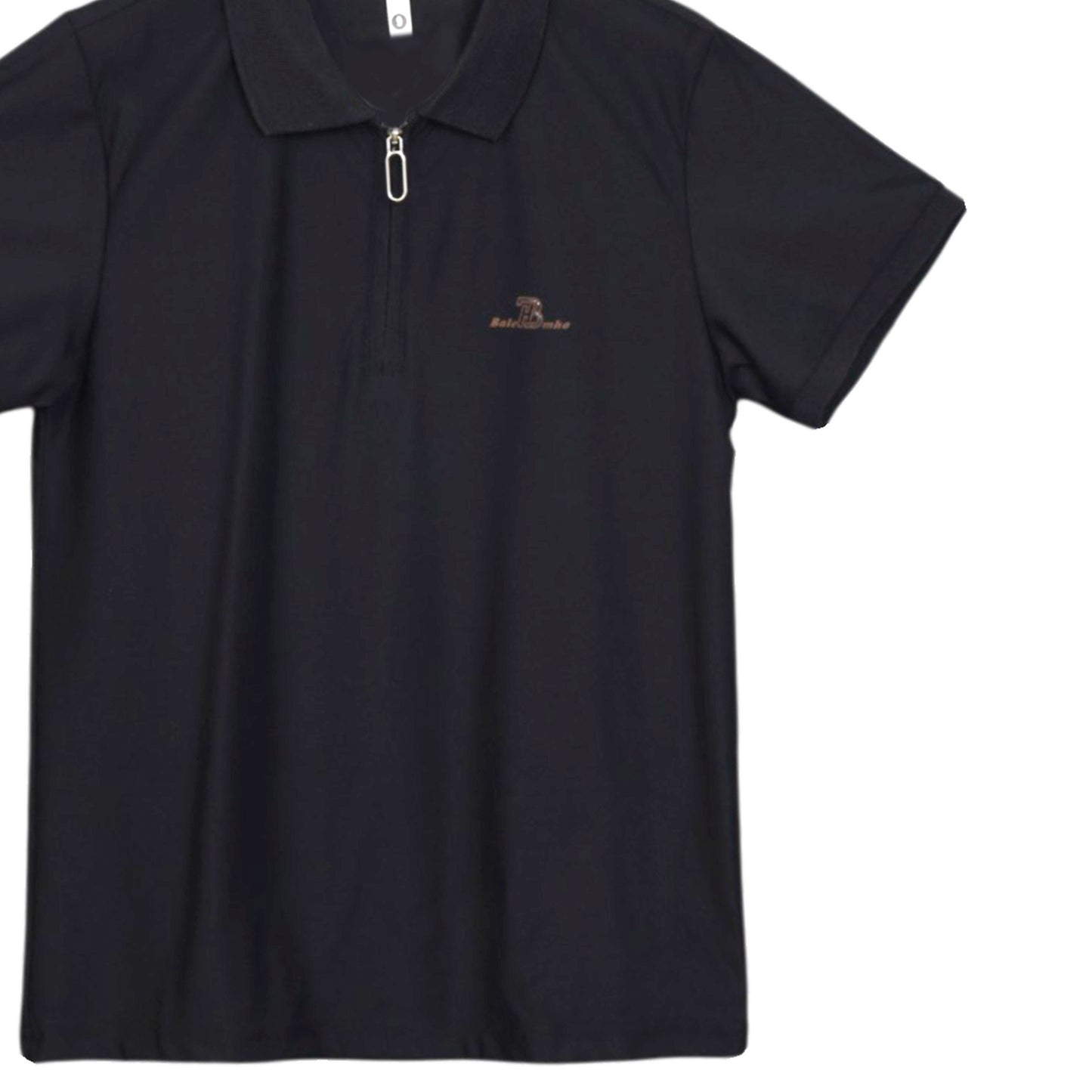 ZIPPER BLACK POLO