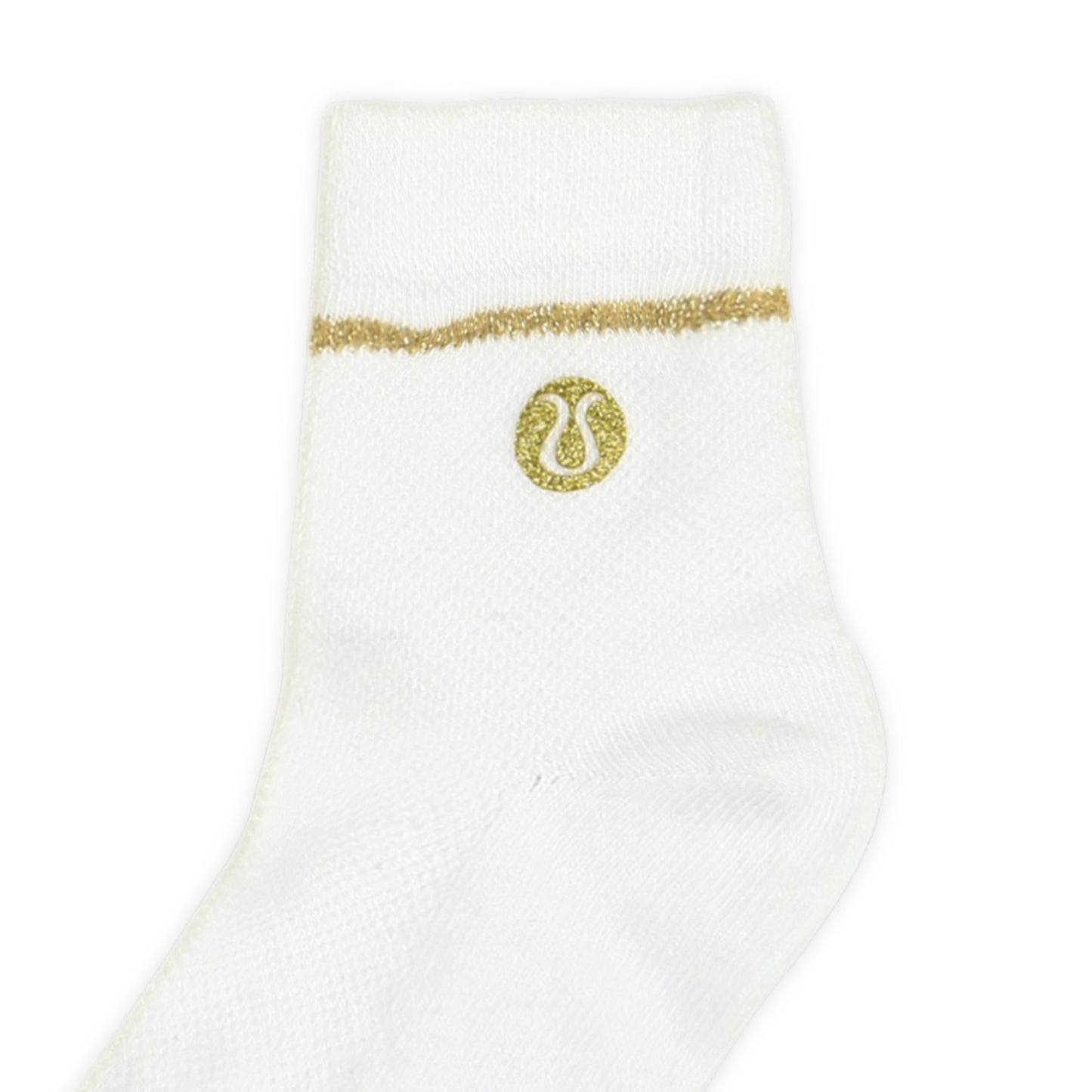 WHITE BOW-ACCENTED GIRL SOCKS