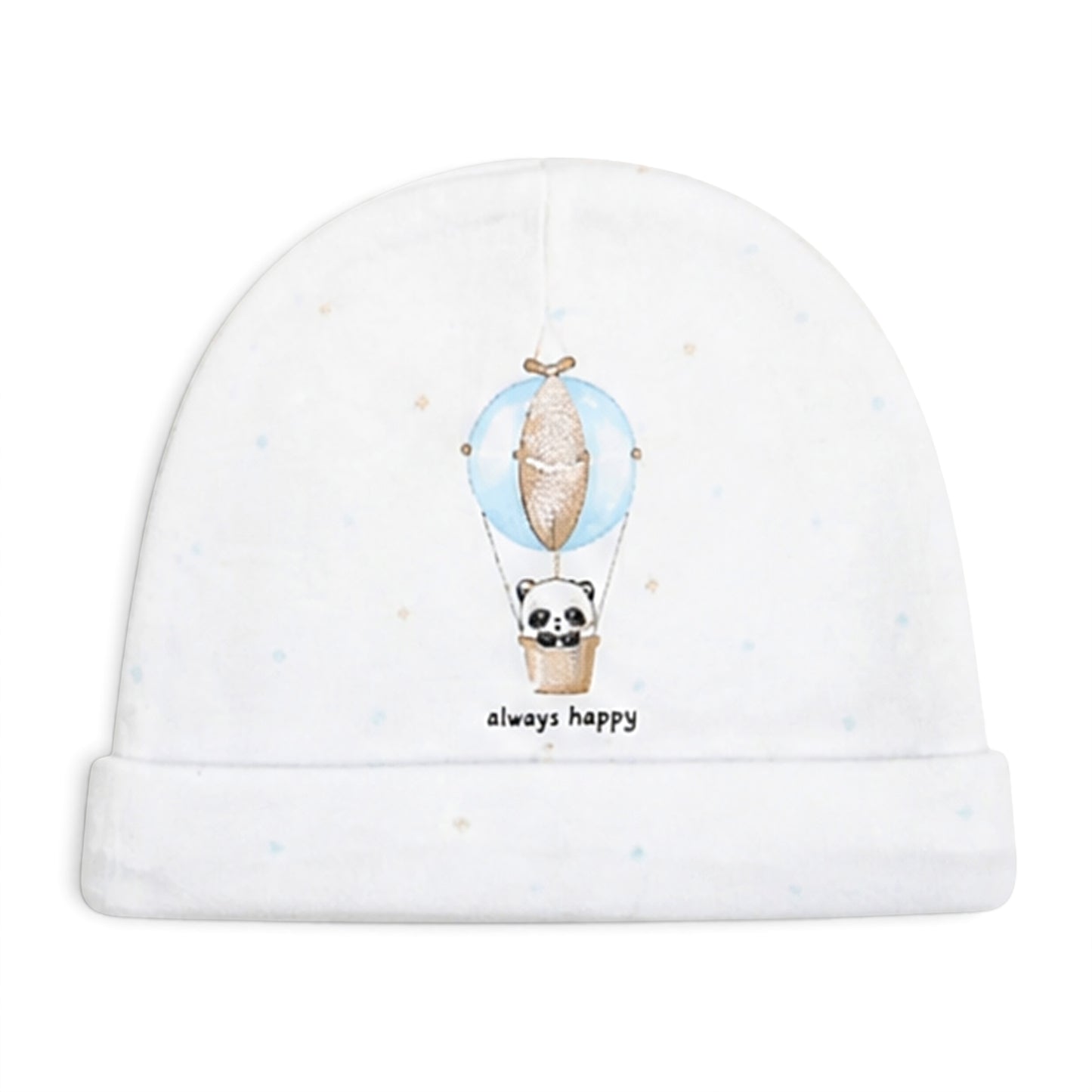 PANDA HOT AIR BALLOON INFANT BABY CAPS PK-3