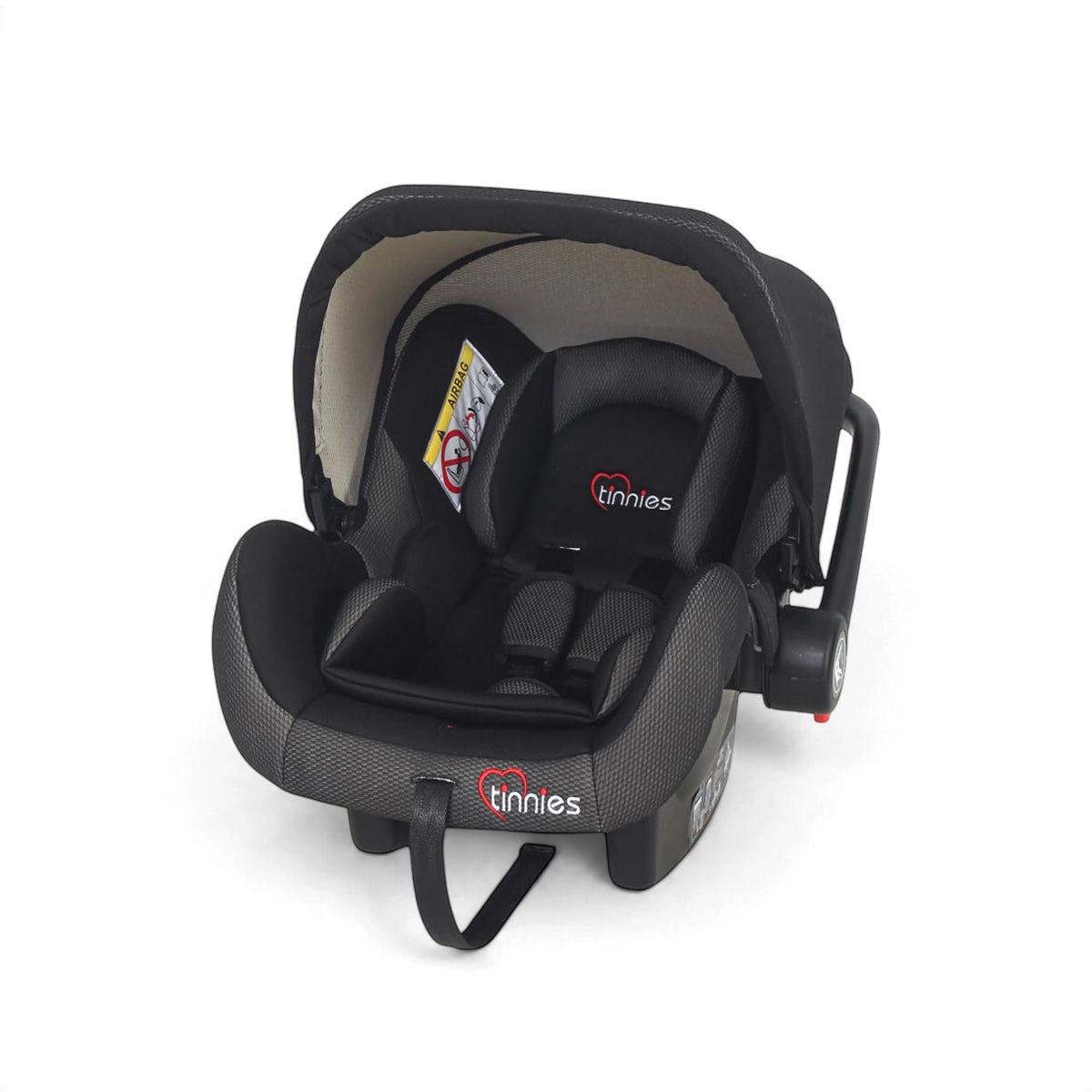 CARRY COT & CAR SEAT-BLACK