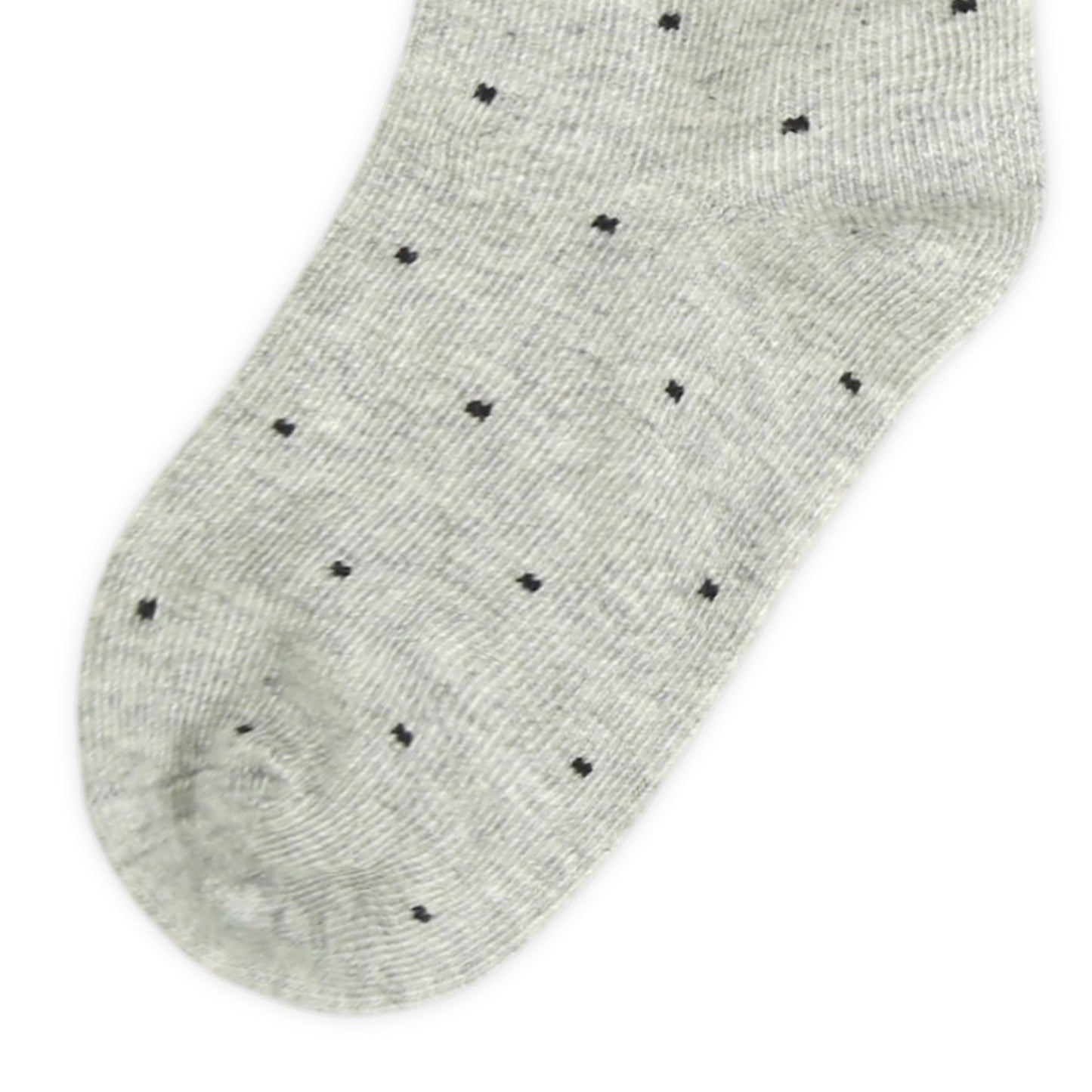 GREY POLKA DOT GIRL SOCKS