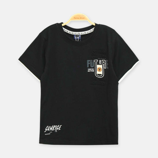 Black Graphic T-Shirt