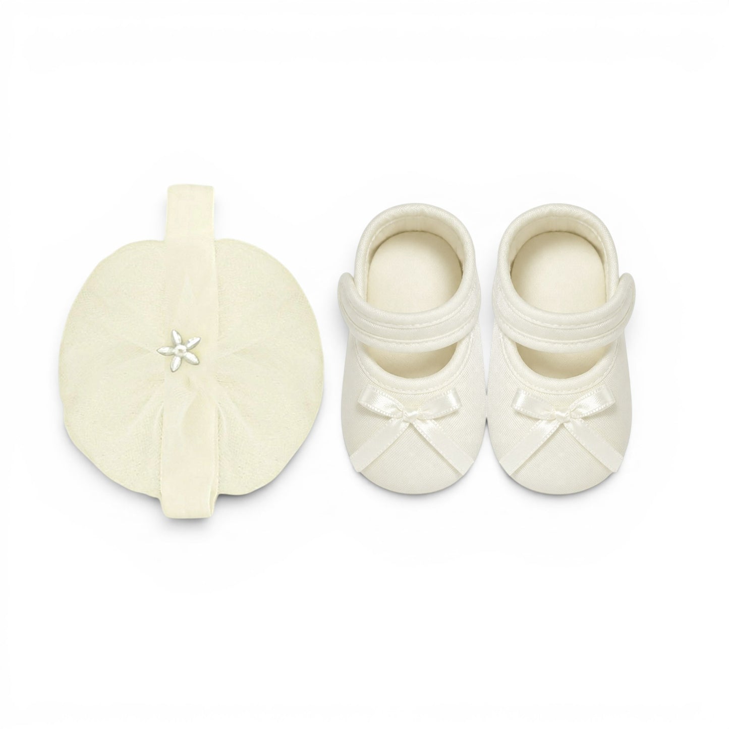 WHITE LACE BABY GIRL FANCY FROCK GIFT SET
