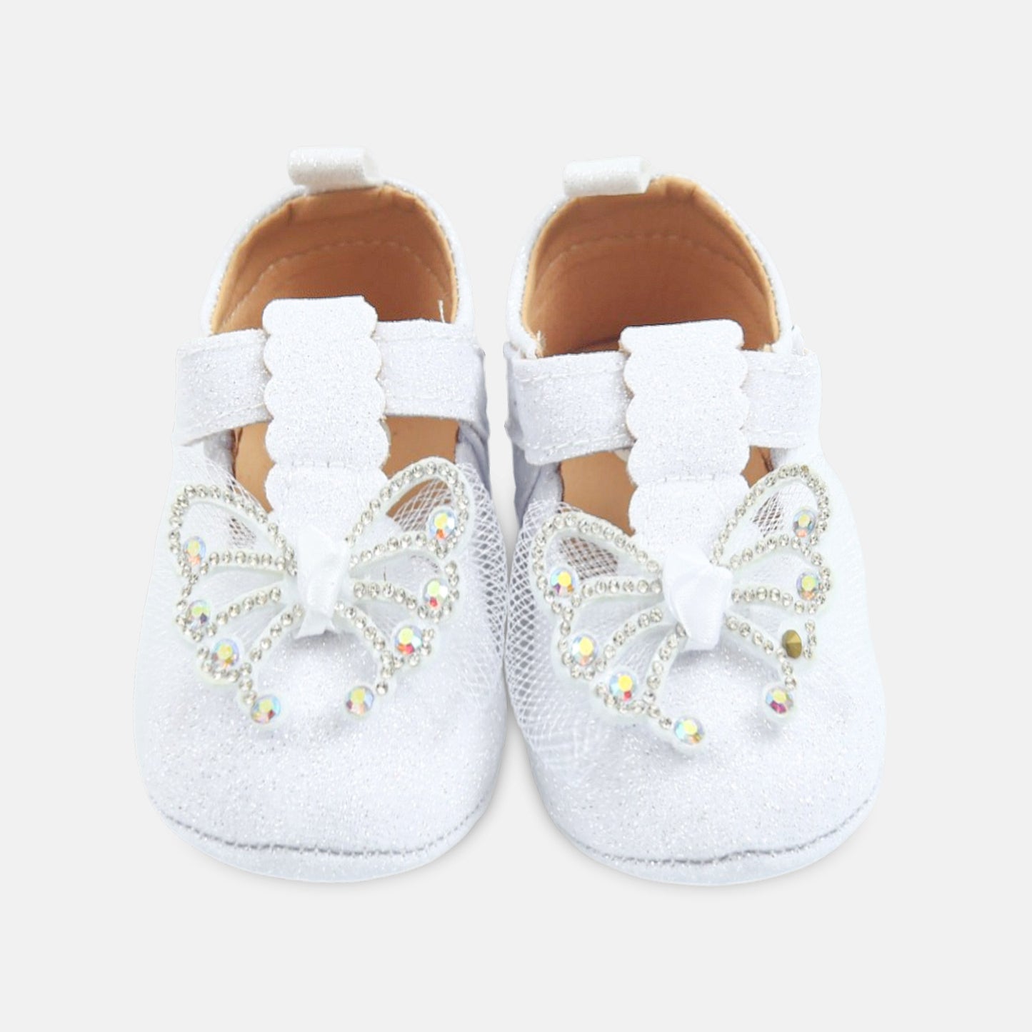 White Glitter Shimmer Pre-Walker