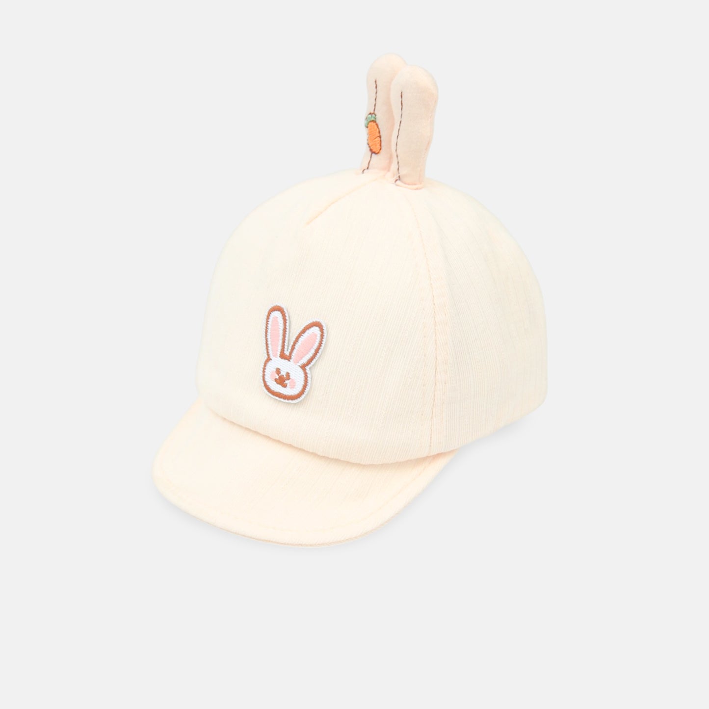 Bunny Ears Cream Soft Hat 44 Cm