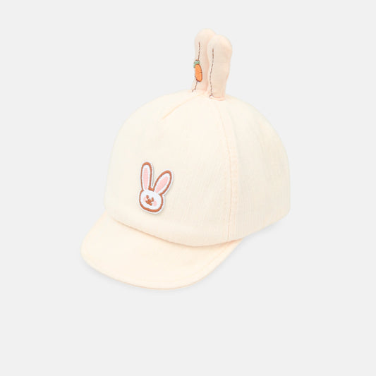 Bunny Ears Cream Soft Hat 44 Cm