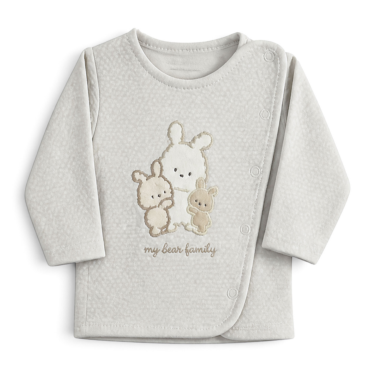 GREY BUNNY FAMILY BABY BOY GIFT SET