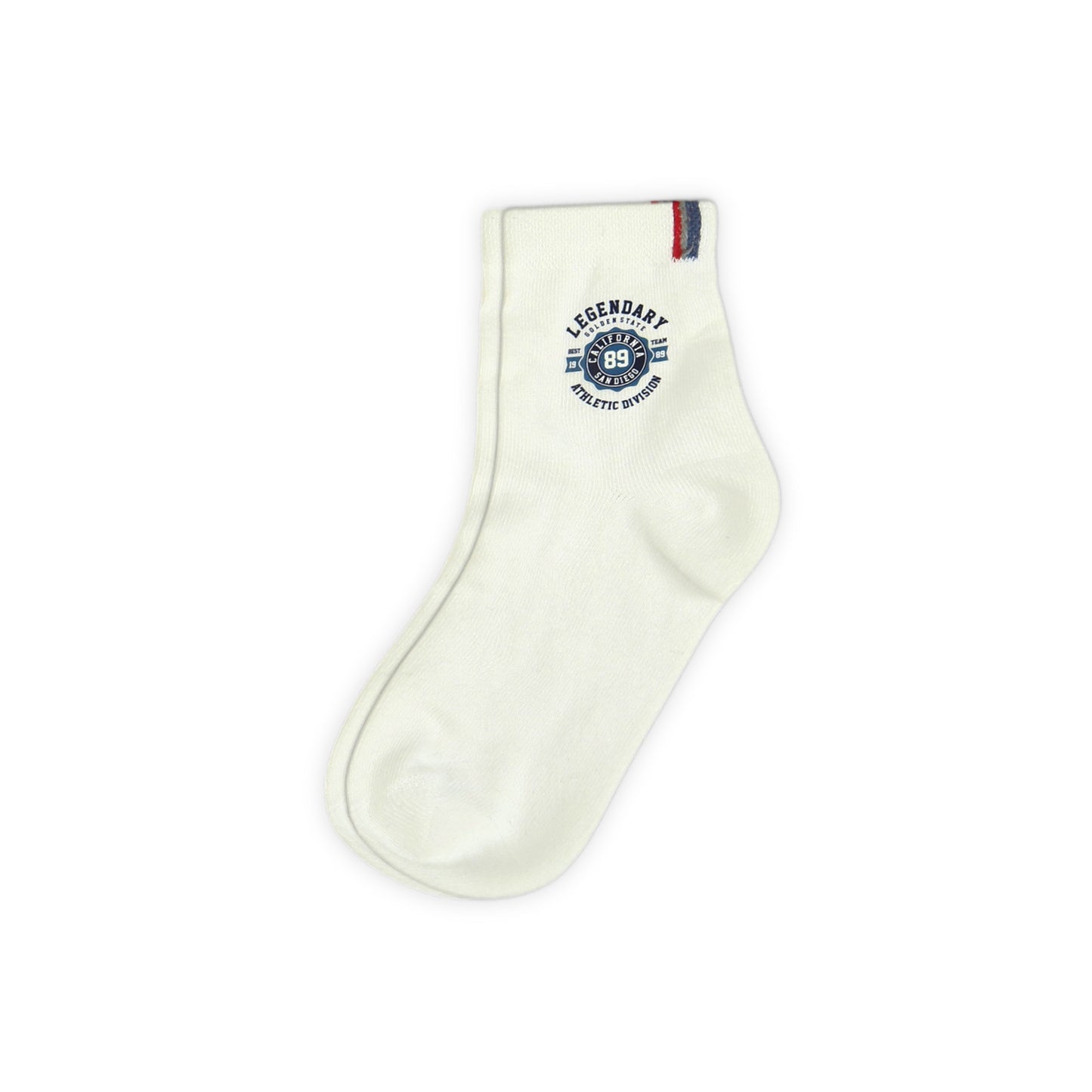 LEGENDARY WHITE ANKLE BOY SOCKS