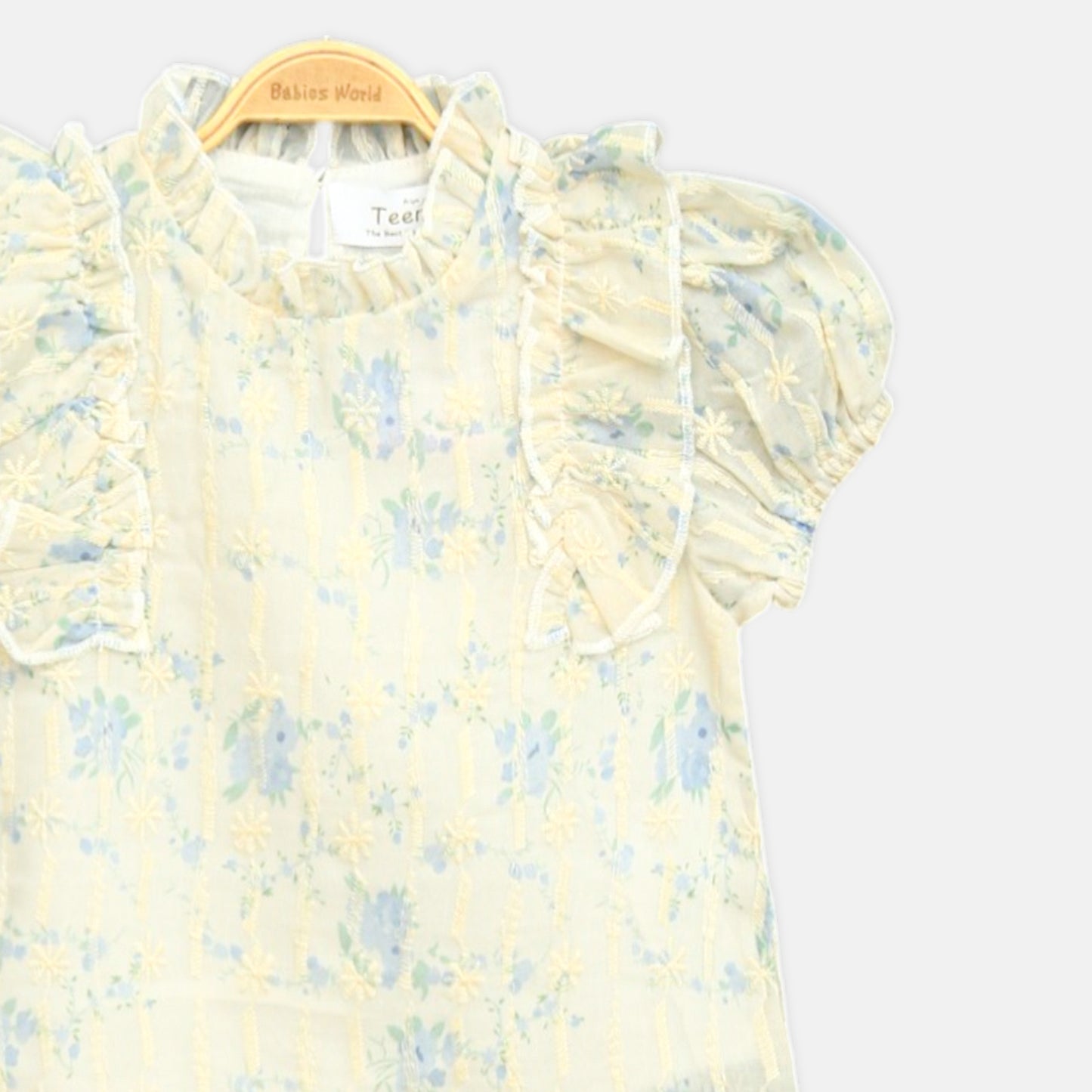 Yellow Floral Top